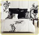Bed linen, blankets, blankets, blankets. 