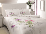 Bed linen, blankets, blankets, blankets. 