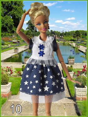 Casual clothes for Barbie dolls. 