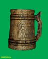 the wall plates, horseshoe for luck, elite Mace Ukrainian stand, decorative bottles 
