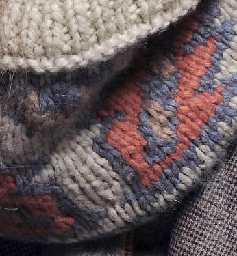 Knitted Snood with jacquard pattern 