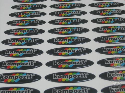 Resin nameplate, three-dimensional stickers, resin labels, sticker, stickers 