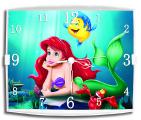 The magnets on the fridge. Gift wall clock. 