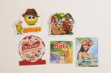 Fridge magnets flat (vinyl), surround , stereo-Vario , notepads on the magnet