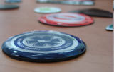 Fridge magnets flat (vinyl), surround , stereo-Vario , notepads on the magnet 