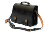 Leather briefcases, handmade 