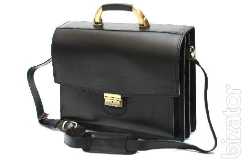 Leather briefcases, handmade 