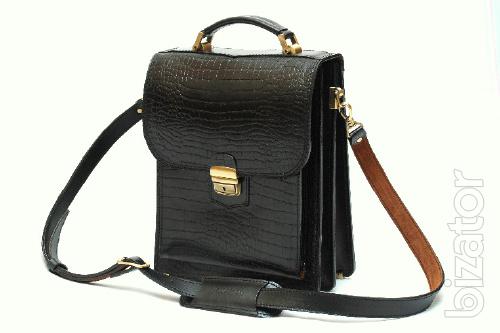 Leather briefcases, handmade 