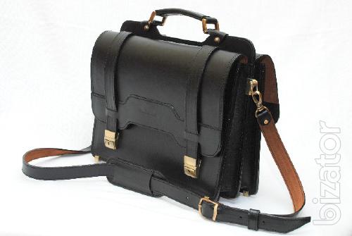 Men's leather briefcases 