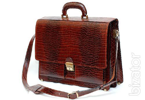 Men's leather briefcases 