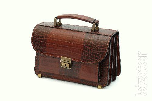 Men's leather briefcases 