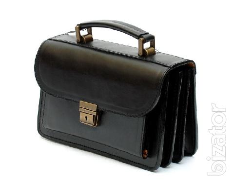 Men's leather briefcases 