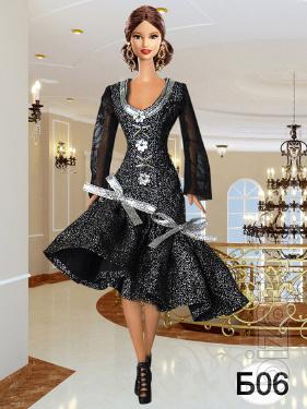 Clothes for Barbie dolls - formal dresses. 
