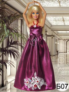 Clothes for Barbie dolls - formal dresses. 