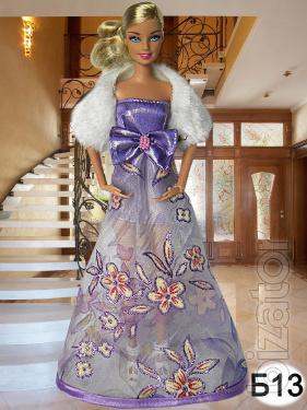 Clothes for Barbie dolls - formal dresses. 