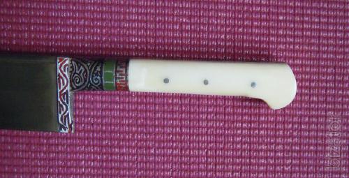 Uzbek knife pcac from cow bone 