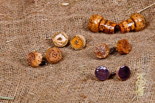 Exclusive gift, paintings from wine corks handmade 