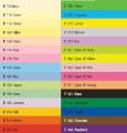 Colored paper Sinar