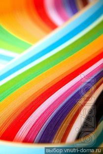 Colored paper for quilling