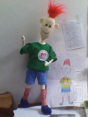 My Favorite Toy - A soft stuffed toy custom made from your child's artwork 
