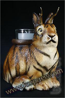 Kolektsionnoe candlesticks "Jakolope" horned hares 