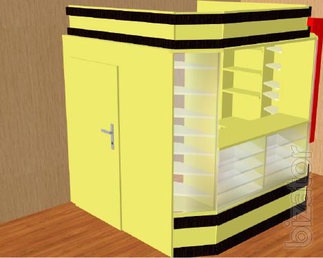 Sell trade section (material wood glass) 