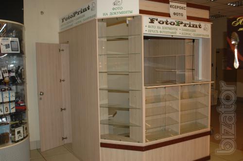 Sell trade section (material wood glass) 