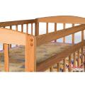 New cot "Hoidale" with drawer on hinges (beech) 