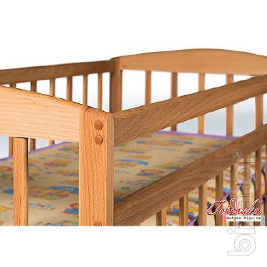 New cot "Hoidale" with drawer on hinges (beech) 