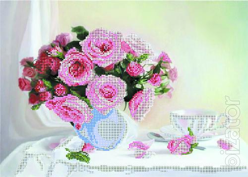 needlework kits, printed canvas with drawing, painting on silk, canvas,embroidery floss 