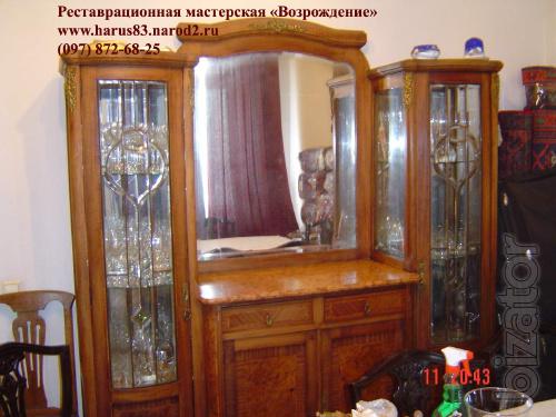 Restoration of antique and modern furniture 