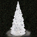 Festive led Christmas tree changes color