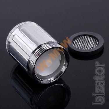 Controlled faucet light 3 colors without batteries 