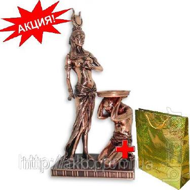 Candle holder "the Goddess Hathor" 23cm pomeneny - a symbol of fertility and motherhood 