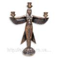 Candle holder "the Goddess Maat" 36cm pomeneny symbol of justice 