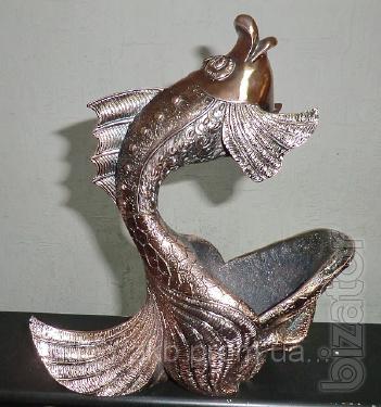 Stand the bottle "goldfish" pomedlennee 28cm - a symbol of good luck and wealth 