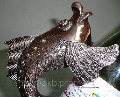 Stand the bottle "goldfish" pomedlennee 28cm - a symbol of good luck and wealth 