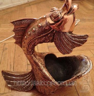 Stand the bottle "goldfish" pomedlennee 28cm - a symbol of good luck and wealth 
