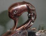 Stand the bottle "Swan" pomegrana 24cm - a symbol of purity and chastity 