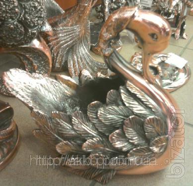 Stand the bottle "Swan" pomegrana 24cm - a symbol of purity and chastity 