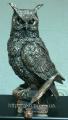 The statue of an Owl on the book" pomegrana 24cm - a symbol of wisdom