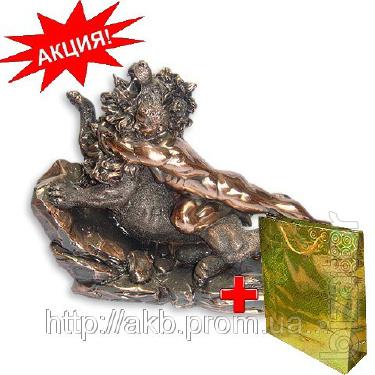 Statuette "Samson tearing the lion's mouth" 20cm pomegrana 