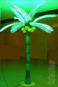 Glowing light Palma 360 cm green 