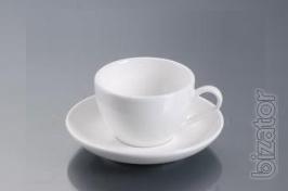 Sell dishes made of porcelain made in China (Changzhou). 
