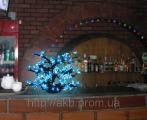 Decorative glowing Sakura blue, 40 cm for decorating apartments, houses, bar, cafe, restaurant