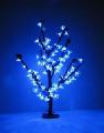 Decorative glowing Sakura blue, 40 cm for decorating apartments, houses, bar, cafe, restaurant 
