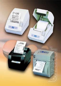 Cheque, cash register tape with shipping , cash registers, fiscal printers, POS printers, POS terminals, ATM / cash machine 