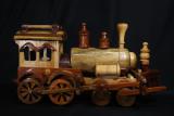 The wooden locomotive (Sri Lanka). Handmade