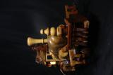 The wooden locomotive (Sri Lanka). Handmade 