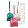 Brooms,brooms,buckets,brushes,shovels,mops 